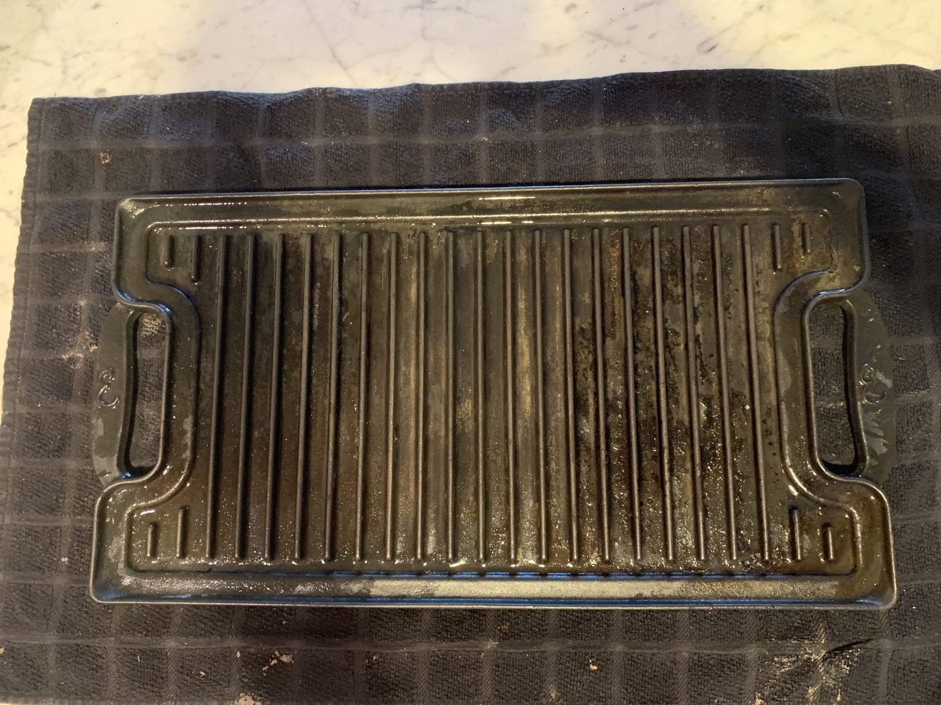 Double Sided 2 Burner Grill Pan / Griddle