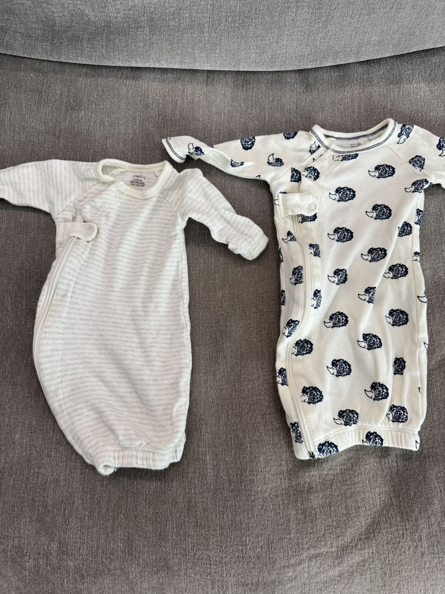 2 Premie Nightgowns - Gender Neutral