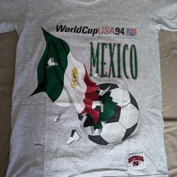 Vintage Nutmeg World Cup USA 1994 Mexico T Shirt Size M
