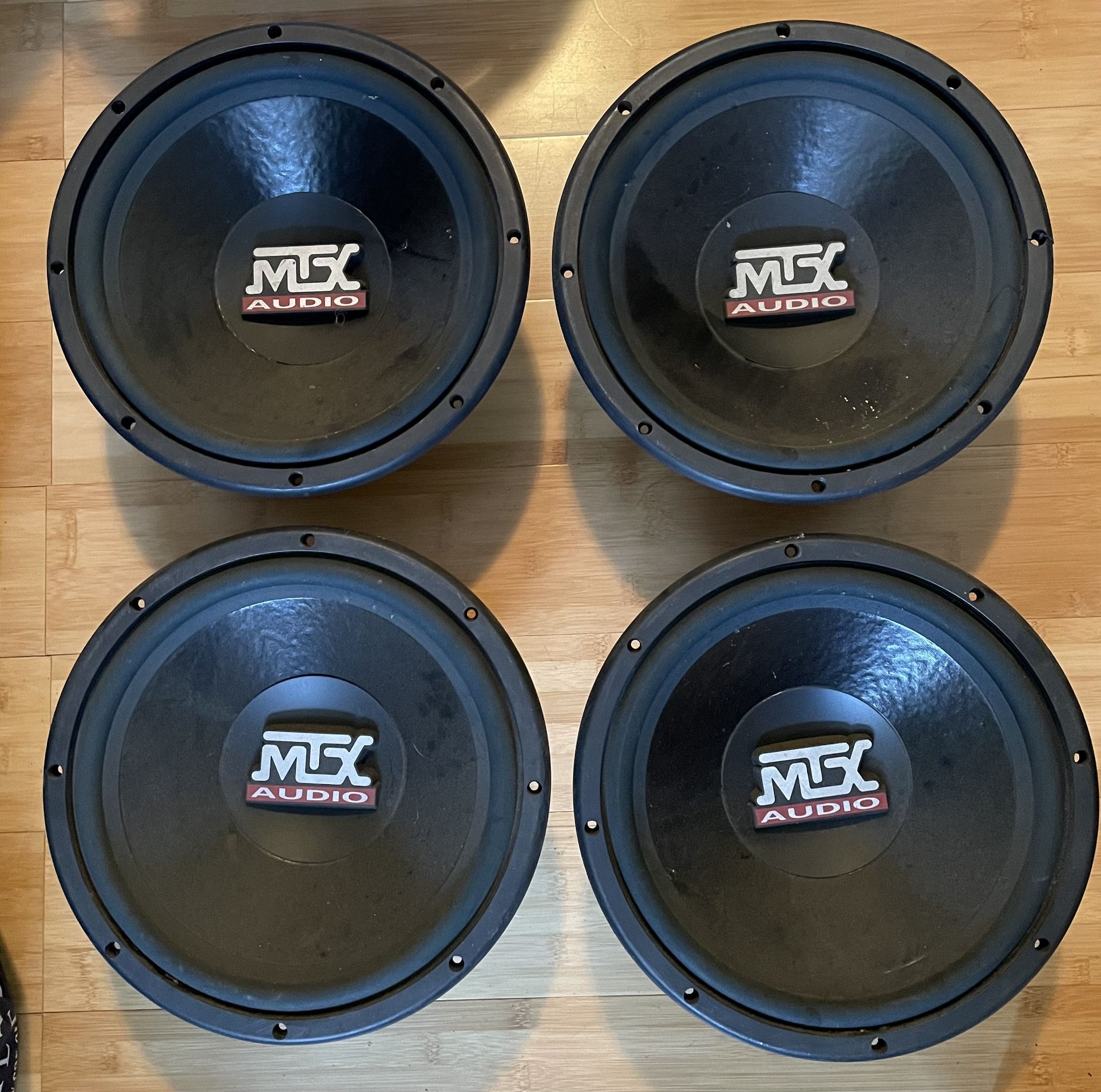 MTX Audio 12 Inch Thunder 4000 x4 Subwoofers