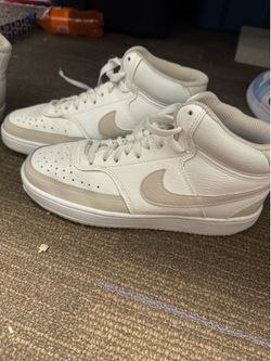 Nike Court Vision Mid White Light Orewood Brown