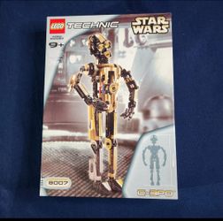 New Lego Star Wars 8007 Technic C-3PO Droid Vintage 2001