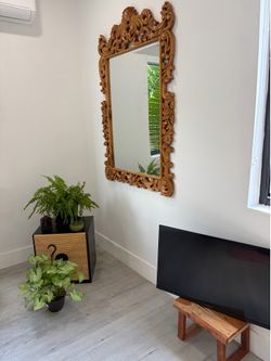 Gorgeous mid century beveled mirror