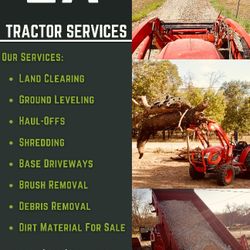 Dirt , Tractor,Dump Truck 