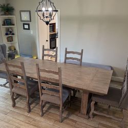 Rustic Dining Table Seats 6-10 