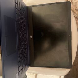 Blue Hp Computer 