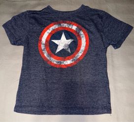 Toddler boys Marvel Captain America graphic t-shirt size 4T