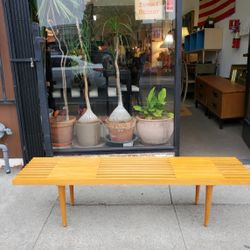 Long Slat Coffee Table