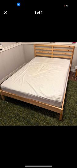 IKEA full bed frame /full mattress