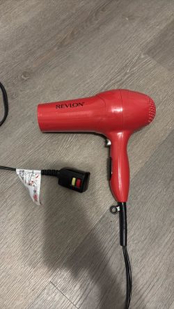 Red Revlon hair dryer
