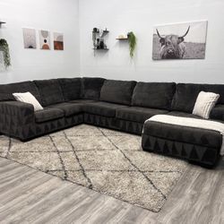 Gray Sectional Couch - Free Delivery 