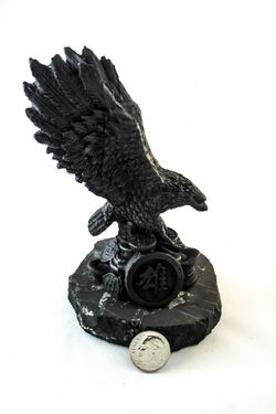 Shungite Eagle Crystal Sculpture