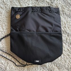 Victoria’s Secret PINK Black Drawstring Gym Hiking Bag