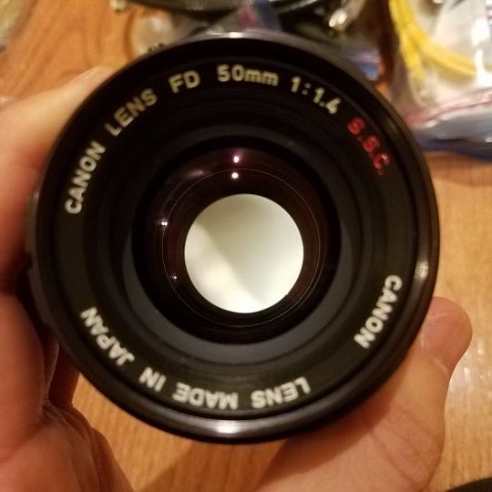 CANON LENS FD 50mm f/1.4 s.s.c + PHOTODIOX PRO FD-EOS adapter