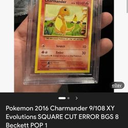 2016 Rare Basic Charmander 09/108