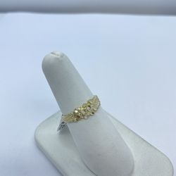 Gold Ring Nugget Style 