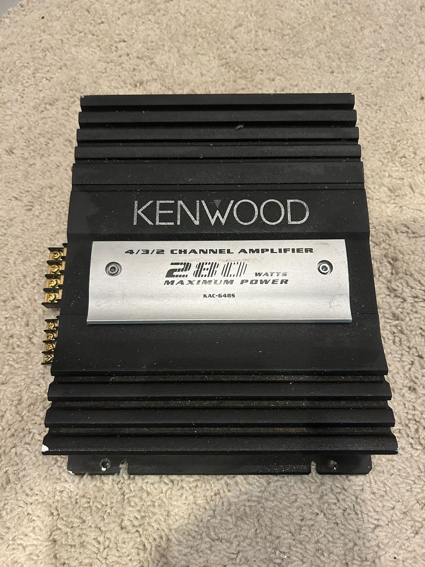 Kenwood KAC-748S 280W 4/3/2 Channel Power Car Amplifier