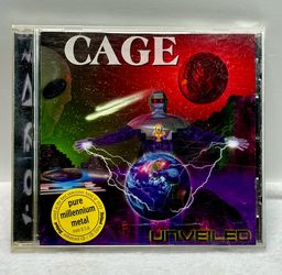 Cage Unveiled CD 1999 Pure Millennium Metal Enhanced CD Metal Album