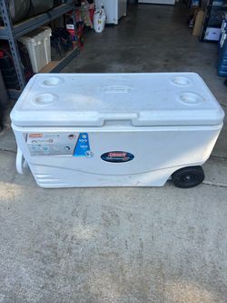 Coleman. Xtreme 5 100 qt Cooler w/ Wheels