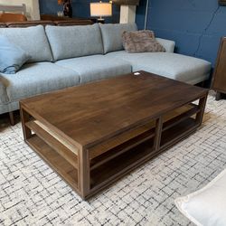 Crayne Shelved Coffee Table