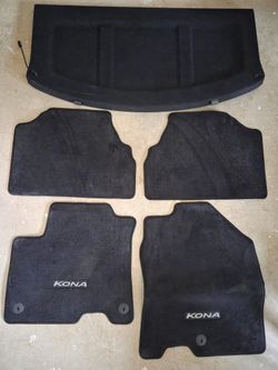 2018-2023 Hyundai Kona EV Floor Mats & Cargo Cover