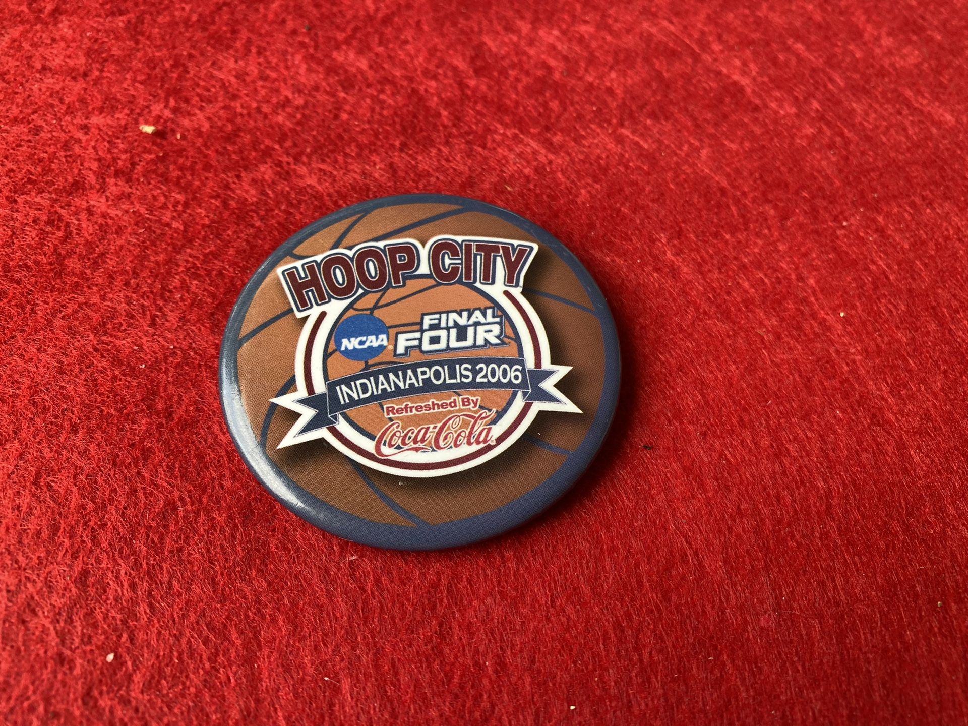 NCAA 2006 hoop city final four button