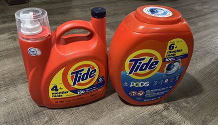 Tide Pods And Tide Liquid
