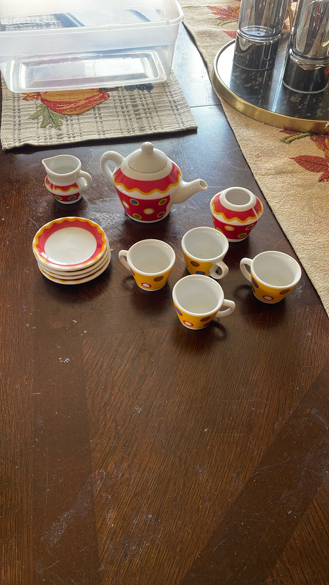 Glass Kids Tea Set