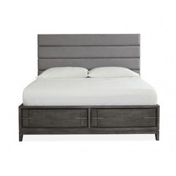 New in box Magnussen Home Furniture Proximity Heights Queen Bed Upholstered Bed (retail $1250)