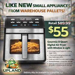 🔥 LIKE NEW Gourmia 8-Quart Digital Air Fryer – Only $55! Big box store return – fully tested and works perfectly. NEVER USED!!