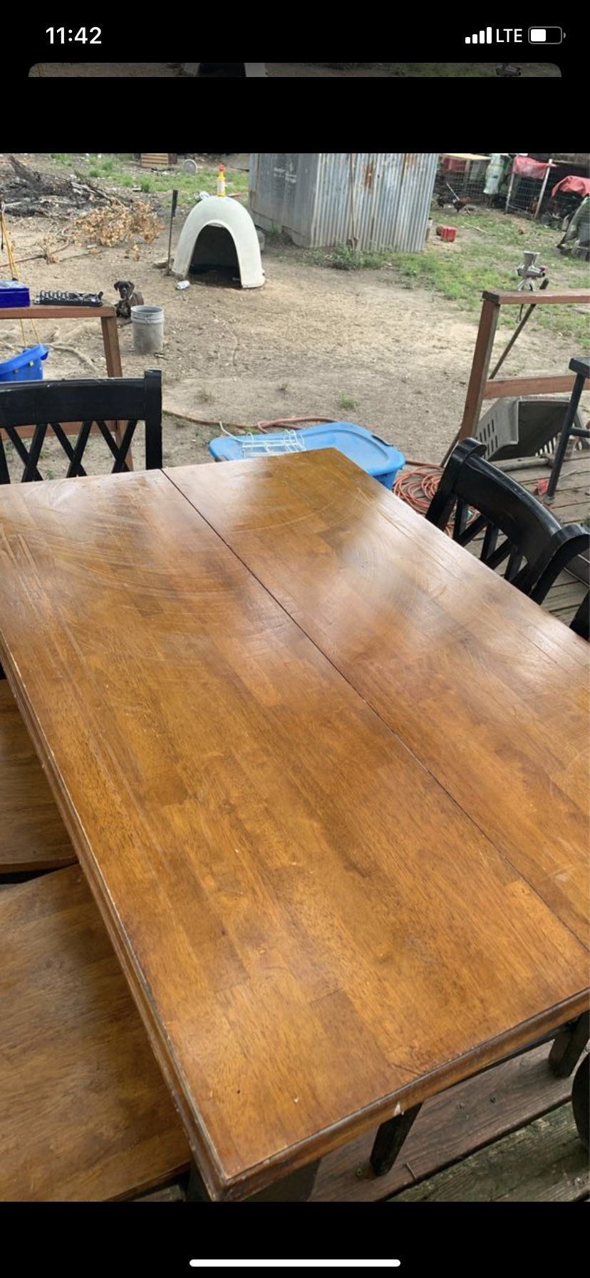 Free table with 5 chairs