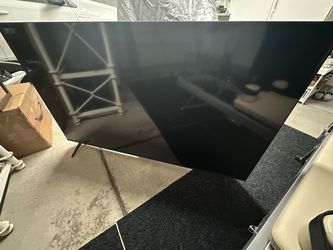 Large Flat Screen TV with Stand …