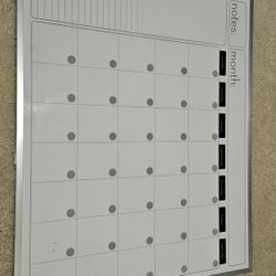 Magnetic Dry Erase Calendar
