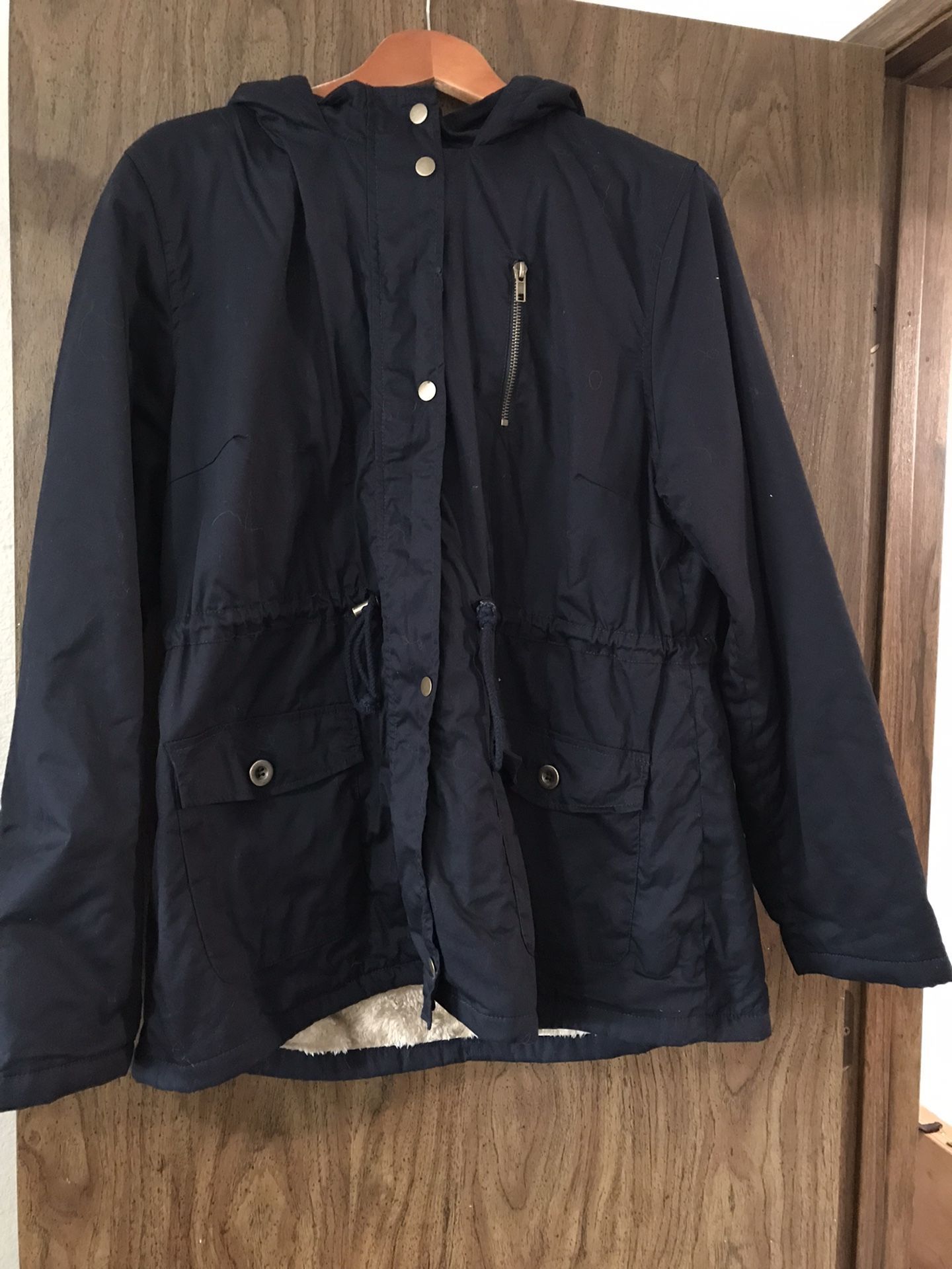 New Dark Blue Rain Coat