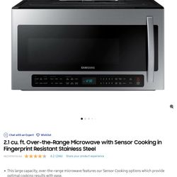 Over The Range Microwave With Sensor Cooking 