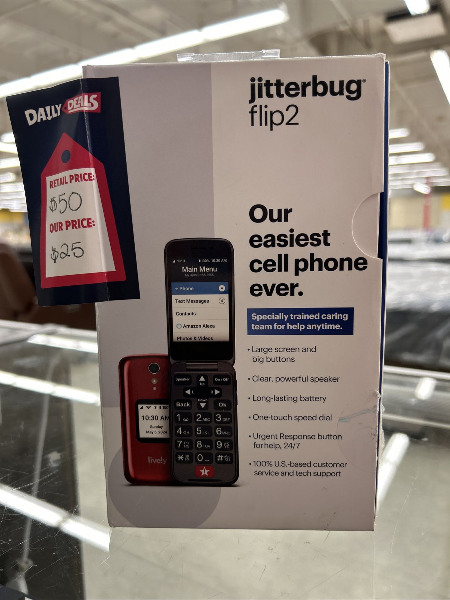 Jitterbug Flip Phone