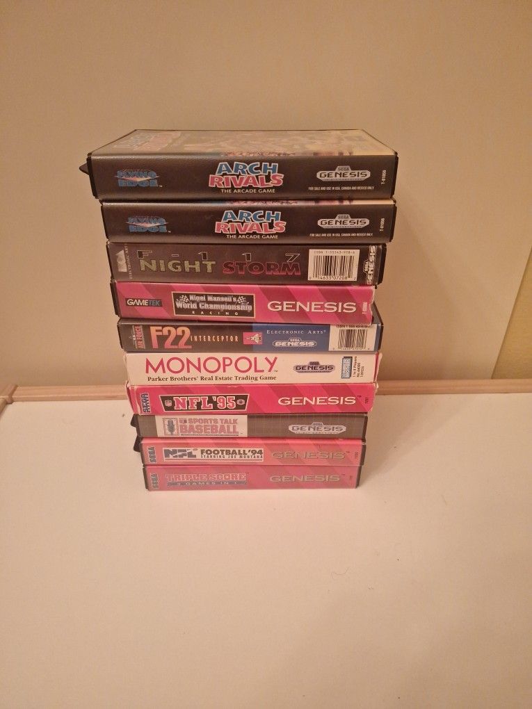 Sega Genesis Games Lot