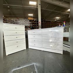 Dresser set / Five and eight drawers dresser