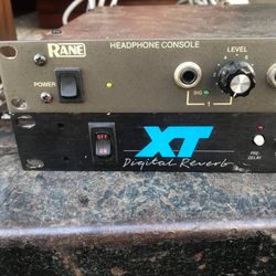 Untested sold as found Range headphone console HC6 Alesis XT Digital reverb