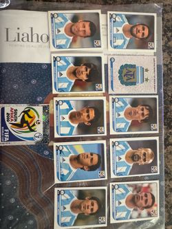 Panini South Africa Argentina stickers