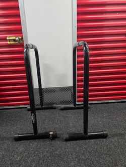 Adjustable Dip Bar Stand Station, Heavy Duty Parallette & Parallel Bars, 400LBS