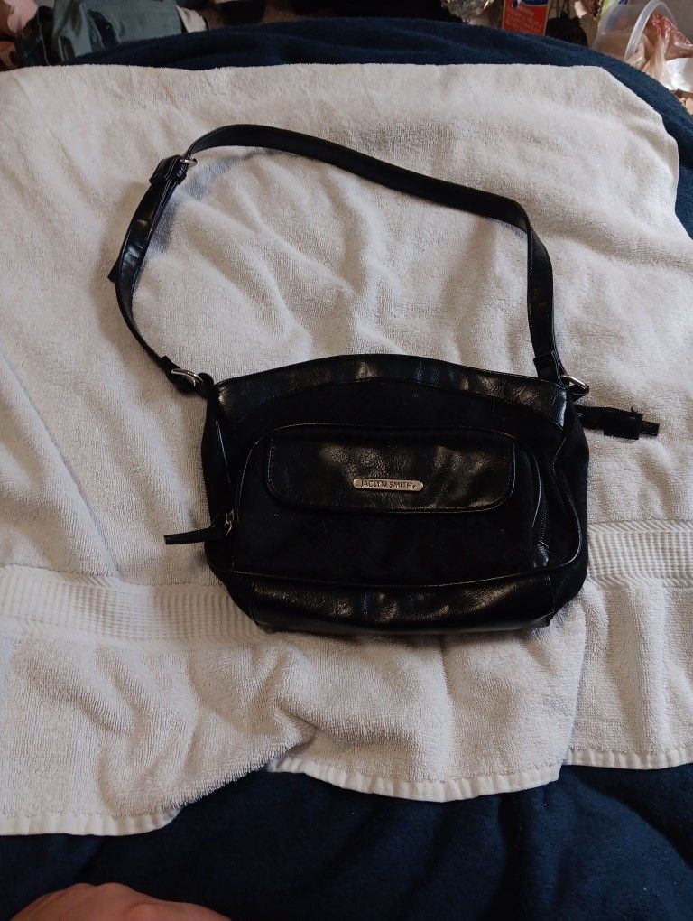Jacqueline Smith Black Crossbody Bag Purse