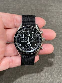 Moonswatch Mod Modified watch  PE50 Quartz movement Stainless Steel Case