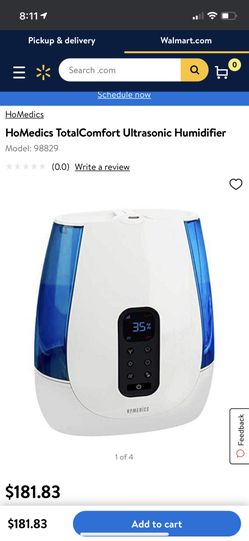 Humidifier Ultrasonic Total Comfort