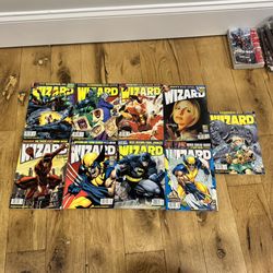 Wizard Magazine Comic Lot (10 Issues) – Batman, Wolverine, Spider-Man, Buffy