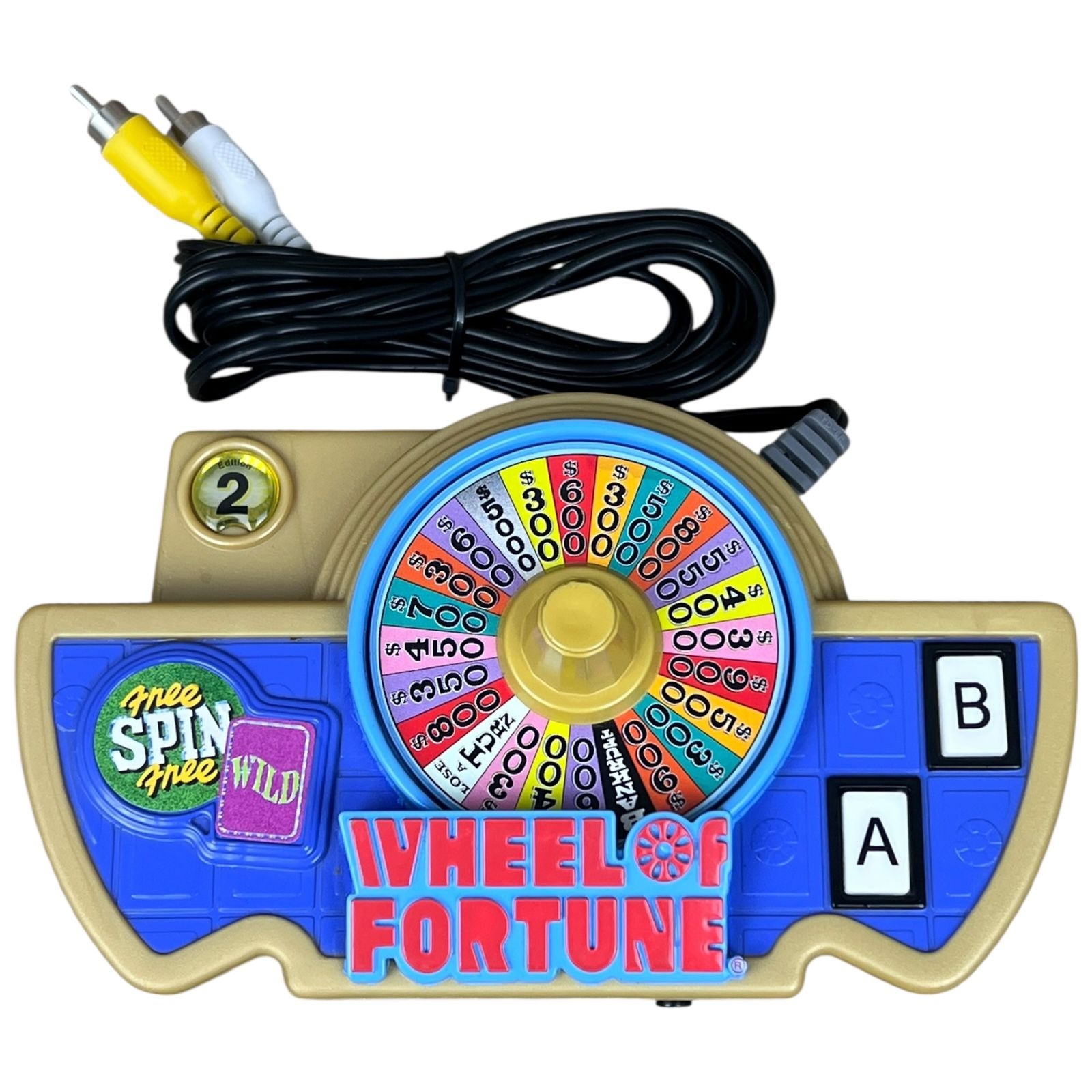 Wheel Of Fortune 2nd Edition Plug & Play TV Video Game Console By Jakks Pacific