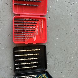 Sears Craftsman Drill Bits with Case