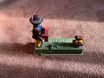 1900’s Vintage Penny Monkey Bank