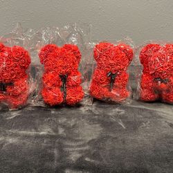 Valentine Teddy Rose Bear