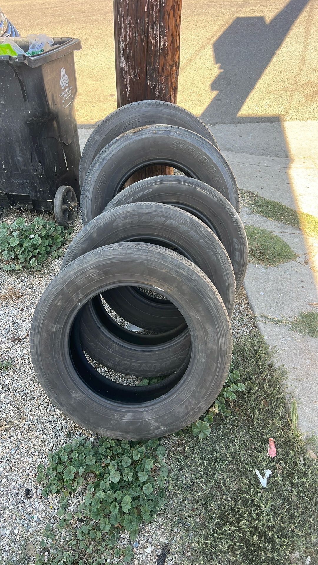 Tire From A Silverado And Toyota Rev 5